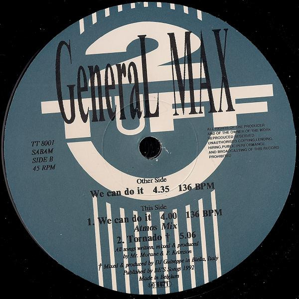 General Max - We Can Do It | 2 Tuff (TT 8001) - main