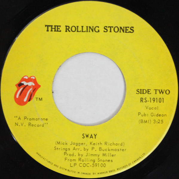 The Rolling Stones - Wild Horses | Rolling Stones Records (RS-19101) - 2