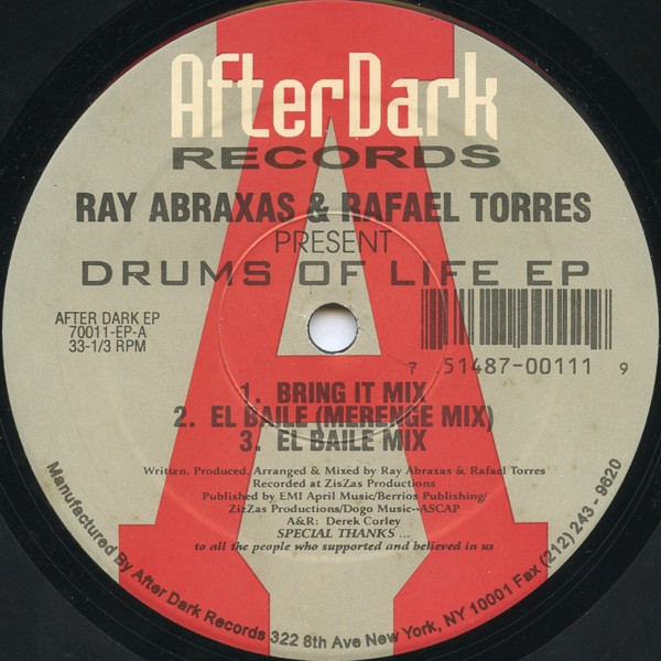 Ray Abraxas & Rafael Torres - Drums Of Life EP | After Dark Records (70011-EP) - 2 Ray Abraxas & Rafael Torres - Drums Of Life EP | After Dark Records (70011-EP) - 2