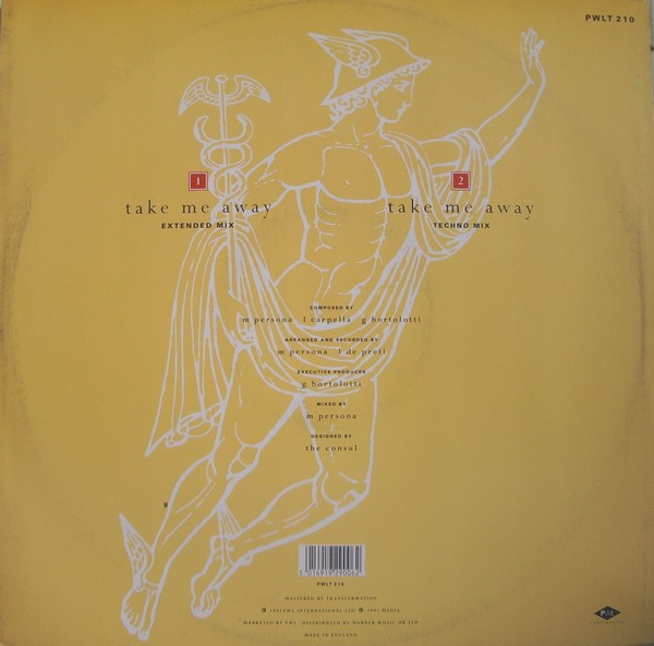 Cappella Featuring Loleatta Holloway - Take Me Away | PWL Continental (PWLT 210) - 2 Cappella Featuring Loleatta Holloway - Take Me Away | PWL Continental (PWLT 210) - 2