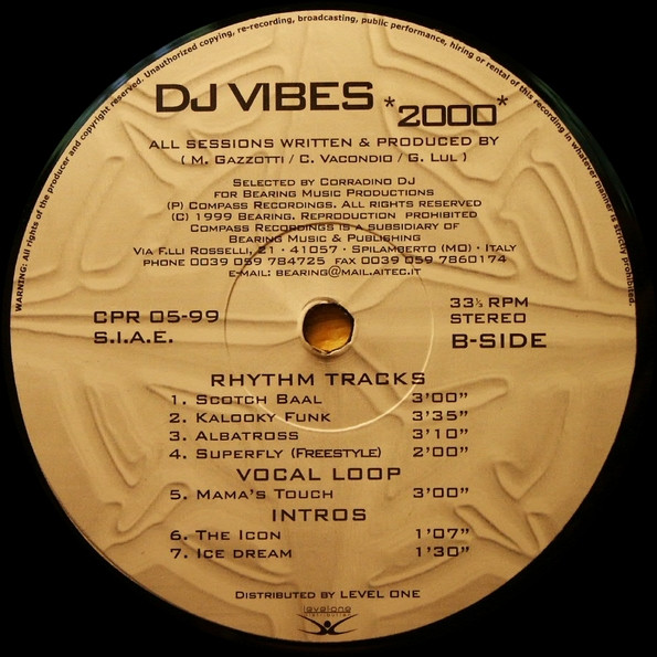 Various - DJ Vibes "2000" | Compass Recordings (CPR 05-99) - 2 Various - DJ Vibes "2000" | Compass Recordings (CPR 05-99) - 2