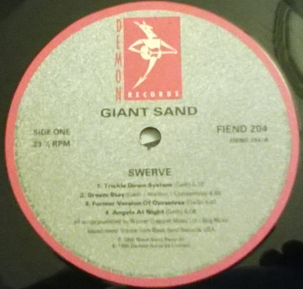 Giant Sand - Swerve | Demon Records (FIEND 204) - 4 Giant Sand - Swerve | Demon Records (FIEND 204) - 4