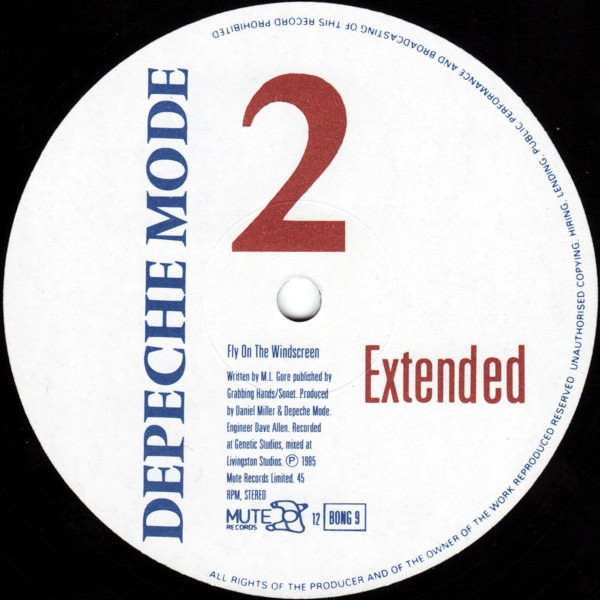 Depeche Mode - It's Called A Heart (Extended) | Mute (12 BONG 9) - 4 Depeche Mode - It's Called A Heart (Extended) | Mute (12 BONG 9) - 4