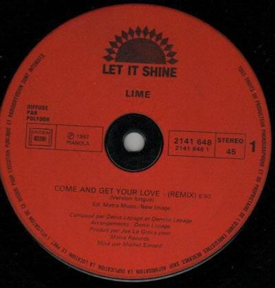 Lime - Come And Get Your Love | Let It Shine (2141 648) - 2 Lime - Come And Get Your Love | Let It Shine (2141 648) - 2
