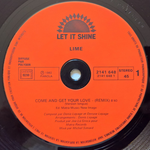 Lime - Come And Get Your Love | Let It Shine (2141 648) - 7 Lime - Come And Get Your Love | Let It Shine (2141 648) - 7