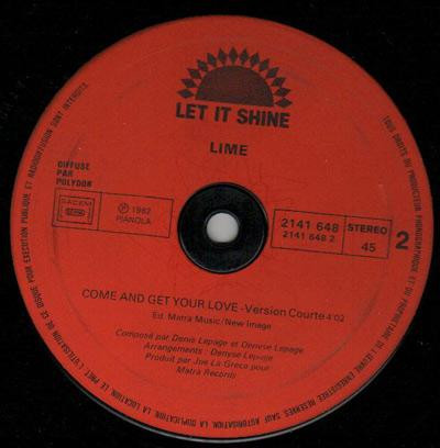Lime - Come And Get Your Love | Let It Shine (2141 648) - 3 Lime - Come And Get Your Love | Let It Shine (2141 648) - 3