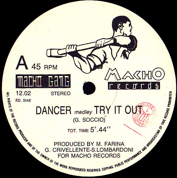 Macho Gang - Dancer Medley Try It Out | Macho Records (MACHO 12.02) - 3