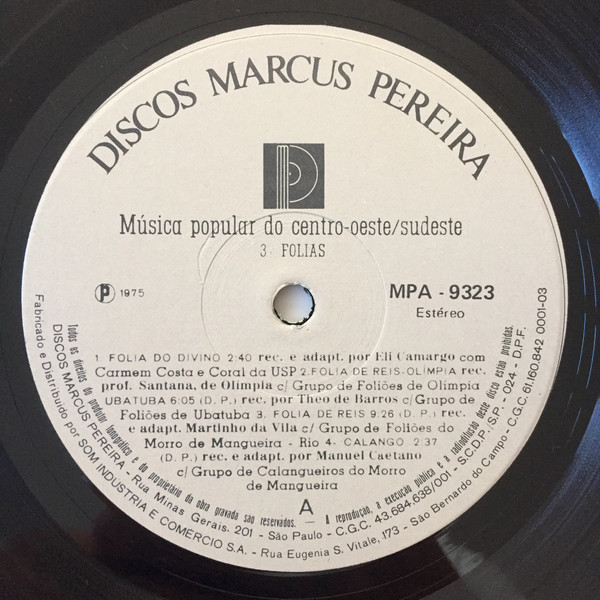 Música Popular Do Centro-Oeste/Sudeste 3