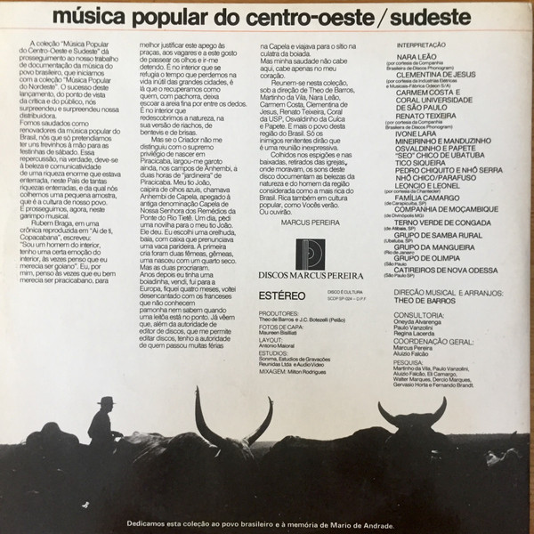 Música Popular Do Centro-Oeste/Sudeste 3