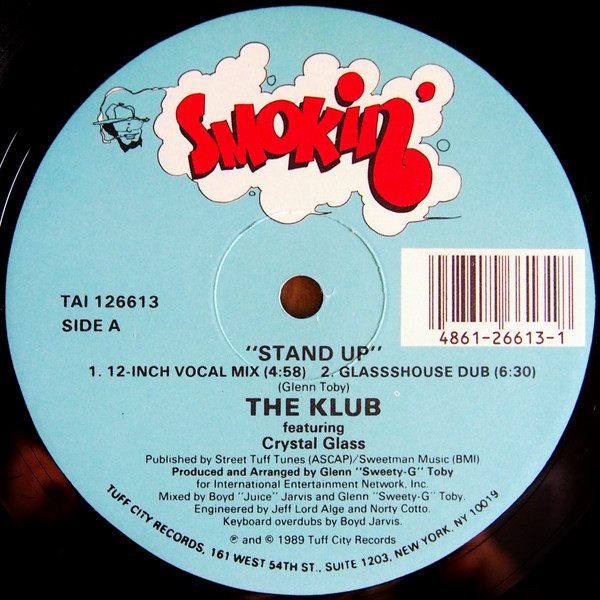 The Klub Featuring Crystal Glass - Stand Up | Smokin' (TAI 126613) - main