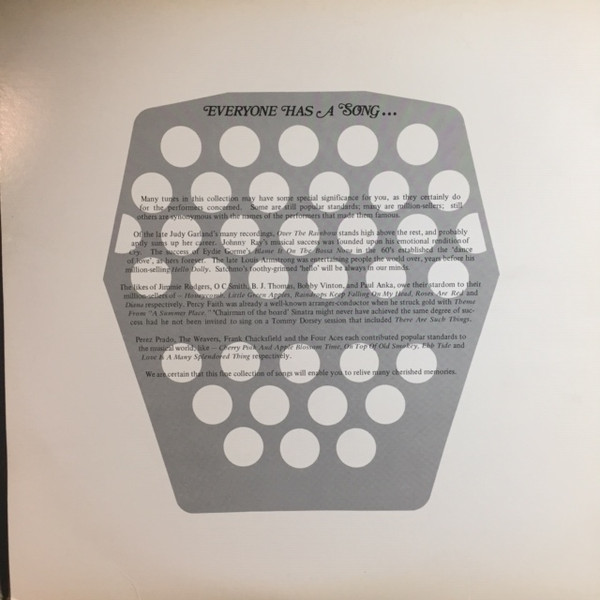 Various - Everyone Has A Song | Tee Vee Records Inc. (TA-1023) - 4 Various - Everyone Has A Song | Tee Vee Records Inc. (TA-1023) - 4