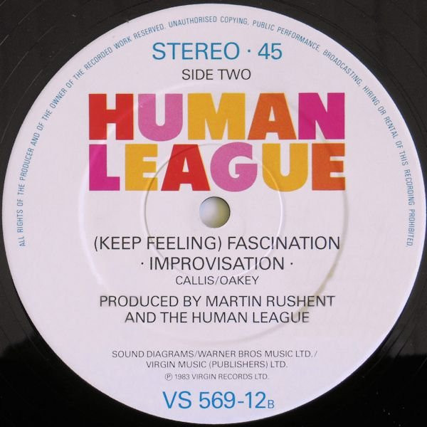 The Human League - Fascination | Virgin (VS569-12) - 4