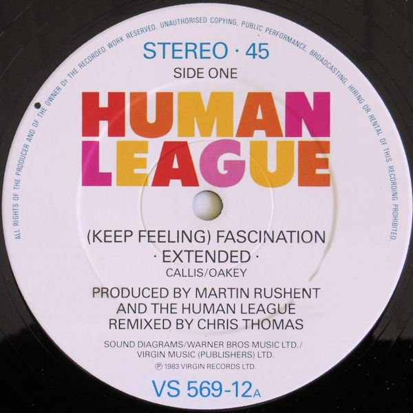 The Human League - Fascination | Virgin (VS569-12) - 3