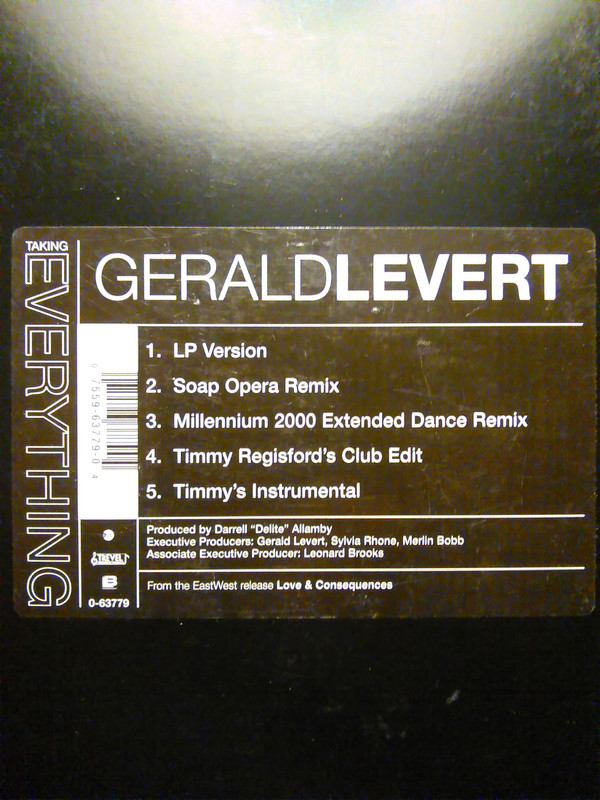 Gerald Levert - Taking Everything | EastWest Records America (0-63779) - 2