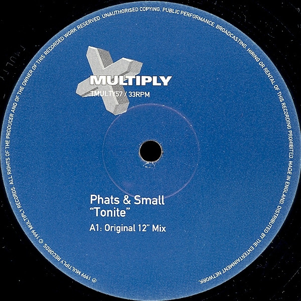 Phats & Small - Tonite | Multiply Records (TMULTY57) - 3 Phats & Small - Tonite | Multiply Records (TMULTY57) - 3
