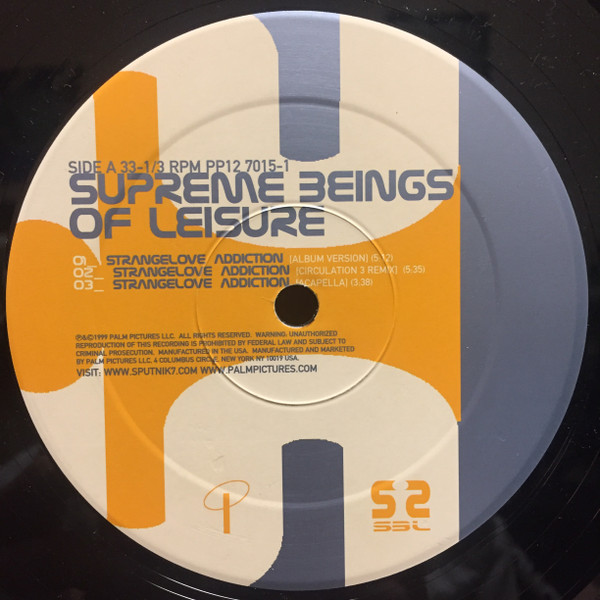Supreme Beings Of Leisure - Strangelove Addiction | Palm Pictures (PP12 7015-1)