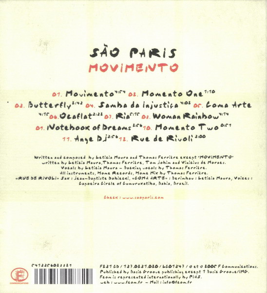 São Paris - Movimento | F Communications (F231 CD) - 3