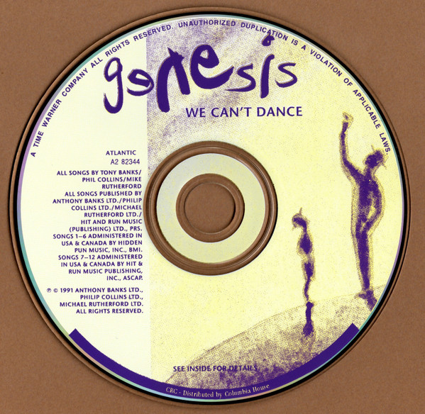 Genesis - We Can't Dance | Atlantic (A2 82344) - 3