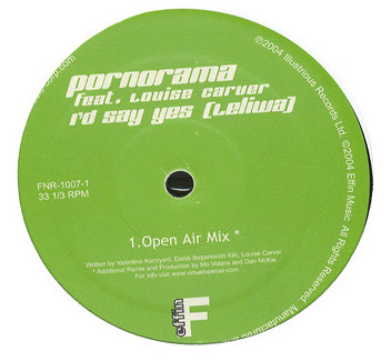 Pornorama - I'd Say Yes (Leliwa) | Effin (FNR-1007-1)