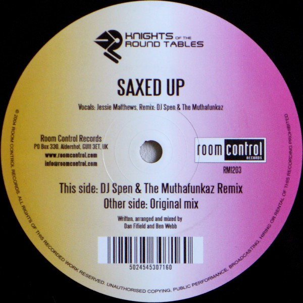 Knights Of The Round Tables Featuring Jessie Matthews - Saxed Up | Roomcontrol Records (RM1203) - 3 Knights Of The Round Tables Featuring Jessie Matthews - Saxed Up | Roomcontrol Records (RM1203) - 3