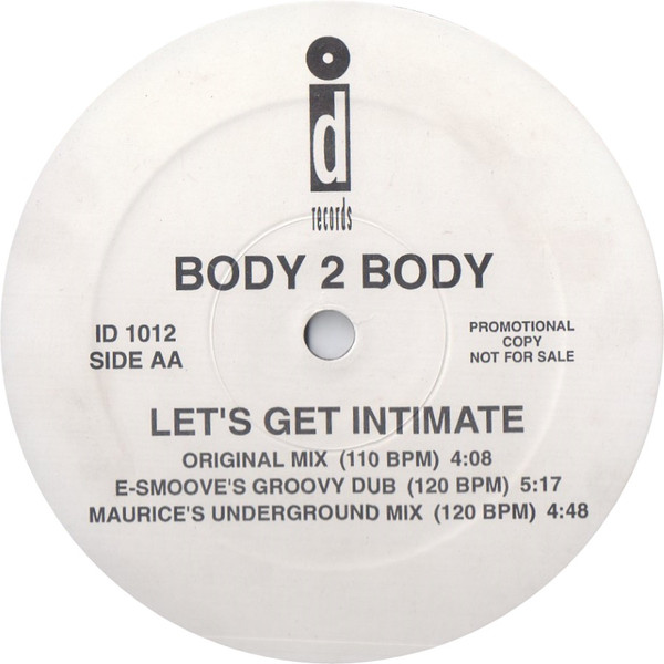 Body 2 Body Featuring Donell Rush & Chantay Savage - Let's Get Intimate | ID Records (ID 1012) - 2