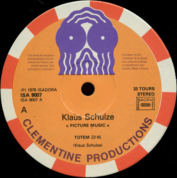 Klaus Schulze - Picture Music | Isadora (ISA 9007) - 5 Klaus Schulze - Picture Music | Isadora (ISA 9007) - 5