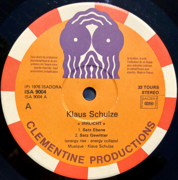 Klaus Schulze - Irrlicht | Isadora (ISA 9004) - 3 Klaus Schulze - Irrlicht | Isadora (ISA 9004) - 3