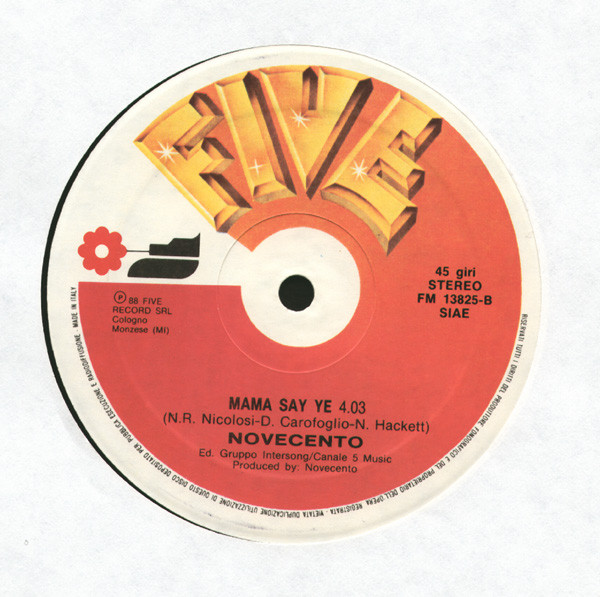 Novecento - Broadway / Mama Say Ye | Five (MIX FM 13825) - 4