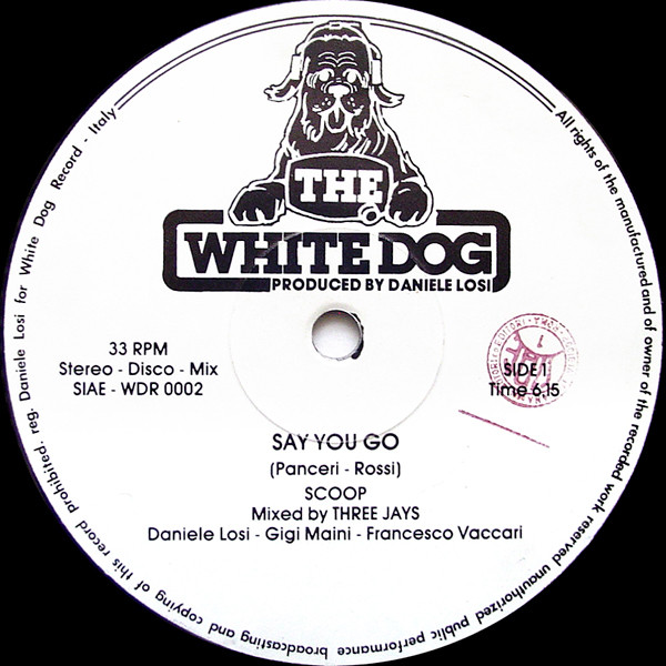 Scoop - Say You Go | The White Dog (WDR 0002) - 3