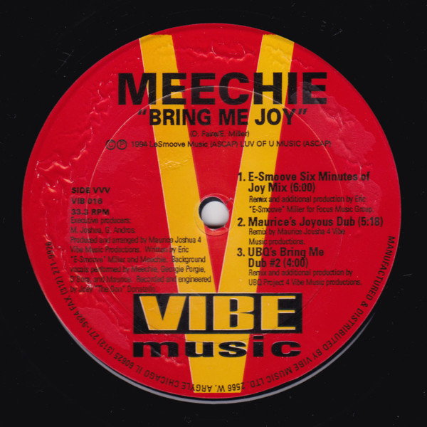 Meechie - Bring Me Joy | Vibe Music (VIB 016) - 2 Meechie - Bring Me Joy | Vibe Music (VIB 016) - 2