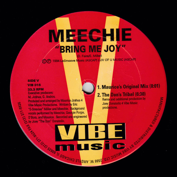 Meechie - Bring Me Joy | Vibe Music (VIB 016) - 3 Meechie - Bring Me Joy | Vibe Music (VIB 016) - 3