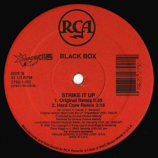 Black Box - Strike It Up | RCA (2792-1-RD) - 4 Black Box - Strike It Up | RCA (2792-1-RD) - 4