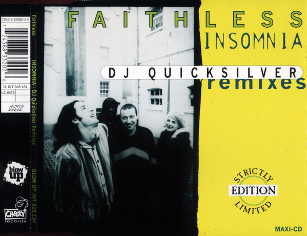 Faithless - Insomnia (DJ Quicksilver Remixes) | Blow Up (INT 828.134) - 2