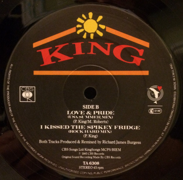 King - Alone Without You (Scorcher Mix) | CBS (TA 6308) - 4