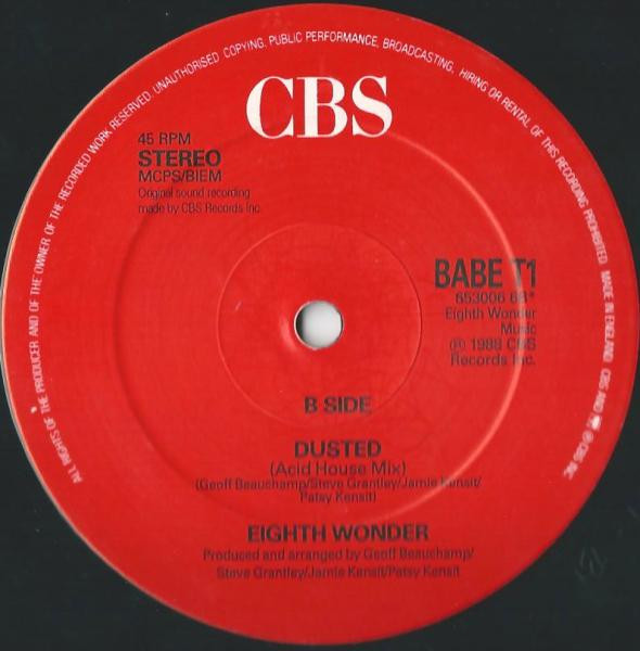 Eighth Wonder - Baby Baby (Dance Mix) | CBS (BABE T1) - 4 Eighth Wonder - Baby Baby (Dance Mix) | CBS (BABE T1) - 4