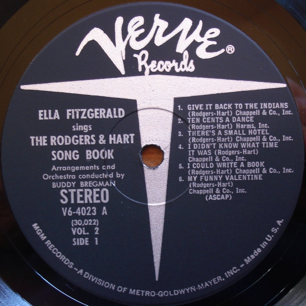 Sings The Rodgers And Hart Song Book Volume 2