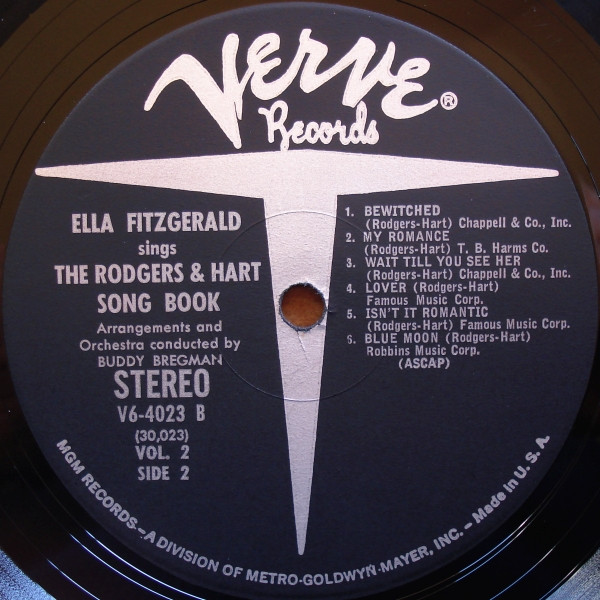 Sings The Rodgers And Hart Song Book Volume 2