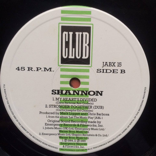 Shannon - Stronger Together | Club (JABX 15) - 4