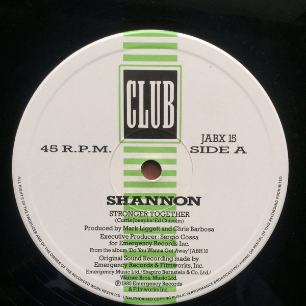 Shannon - Stronger Together | Club (JABX 15) - 3