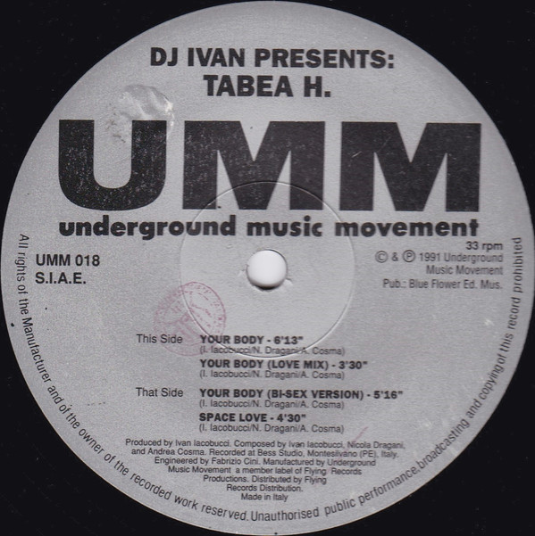 Ivan Iacobucci Presents: Tabea H. - Your Body | UMM (UMM 018) - main Ivan Iacobucci Presents: Tabea H. - Your Body | UMM (UMM 018) - main