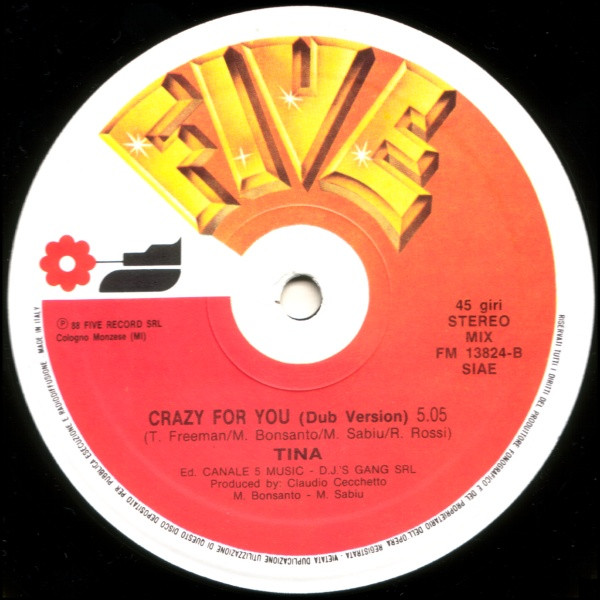 Tina - Crazy For You | Five (FM 13824) - 4