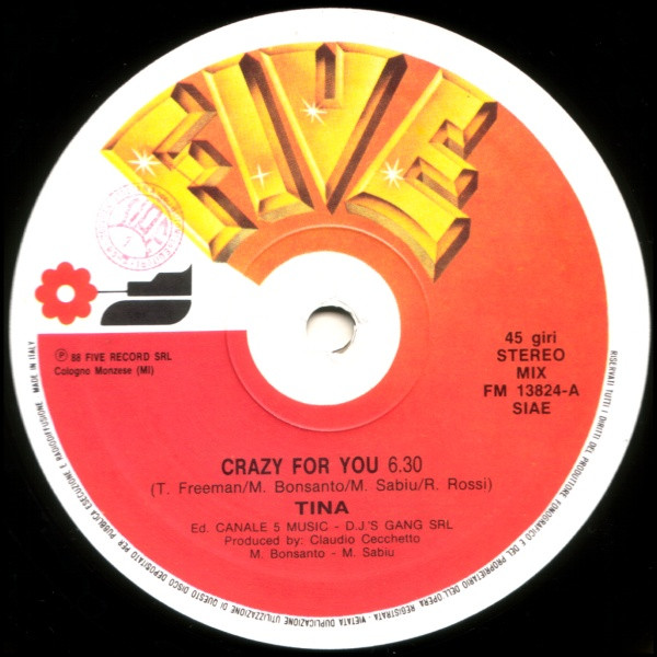 Tina - Crazy For You | Five (FM 13824) - 3