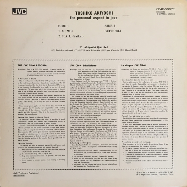 The Personal Aspect In Jazz