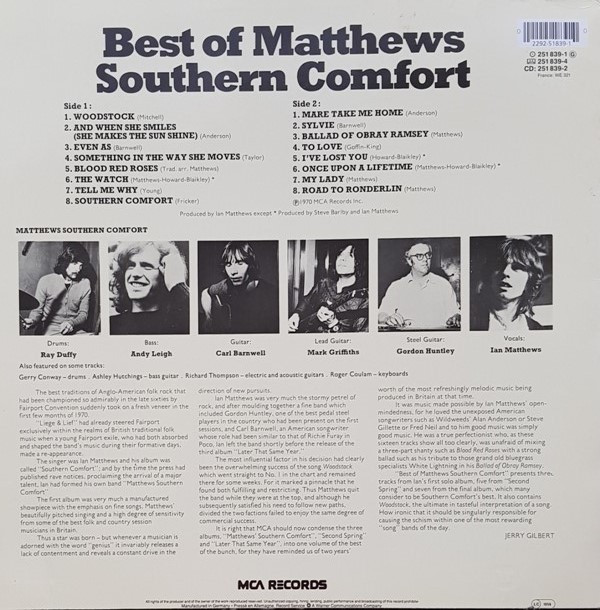 Best Of Matthews Southern Comfort