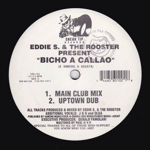 Eddie S. & The Rooster - Bicho A Callao | Sneak Tip Records (STR-102) - main Eddie S. & The Rooster - Bicho A Callao | Sneak Tip Records (STR-102) - main