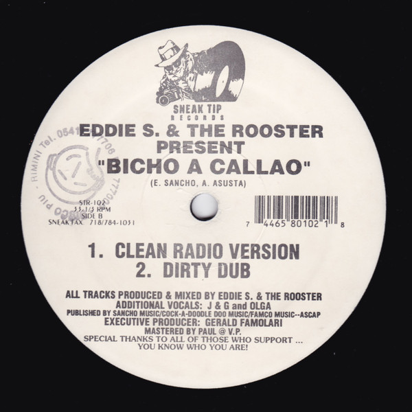 Eddie S. & The Rooster - Bicho A Callao | Sneak Tip Records (STR-102) - 2 Eddie S. & The Rooster - Bicho A Callao | Sneak Tip Records (STR-102) - 2