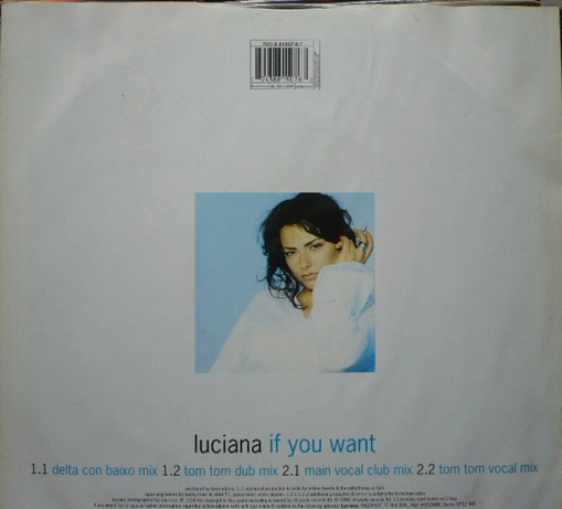 Luciana - If You Want | Chrysalis (12CHS 5009) - 2 Luciana - If You Want | Chrysalis (12CHS 5009) - 2