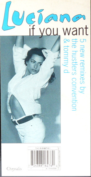 Luciana - If You Want | Chrysalis (12chsx5009) - 4