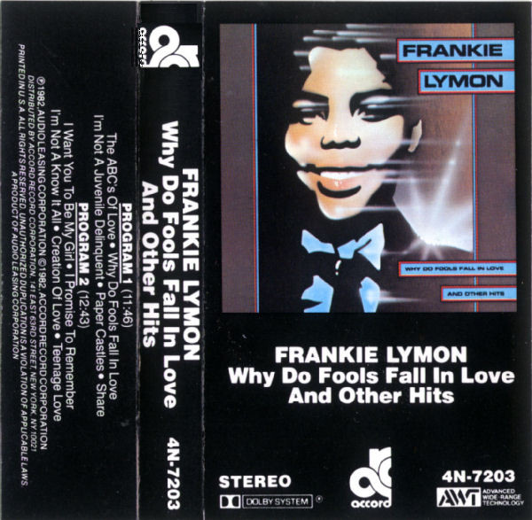 Frankie Lymon - Why Do Fools Fall In Love And Other Hits | Accord (4N-72032) - main Frankie Lymon - Why Do Fools Fall In Love And Other Hits | Accord (4N-72032) - main