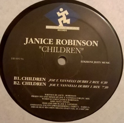 Janice Robinson - Children | Dream Beat (DB 005/94 Record 1) - 4 Janice Robinson - Children | Dream Beat (DB 005/94 Record 1) - 4